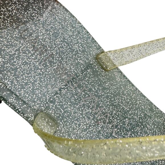 Stuart Weitzman Sawyer Glitter Jelly Sandals Size 9‎ - Picture 8 of 10